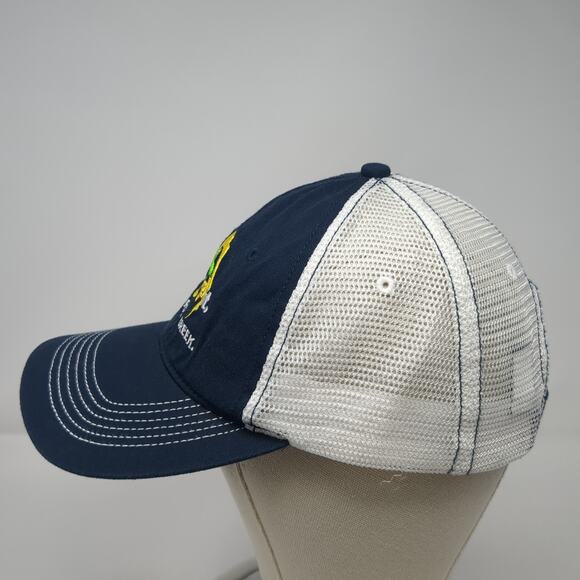 2021 Race To Robie Creek Strapback Trucker Hat Blue One Size District - Picture 3 of 10